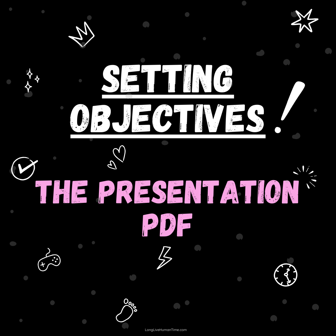 SETTING OBJECTIVES Presentation PDF - Download