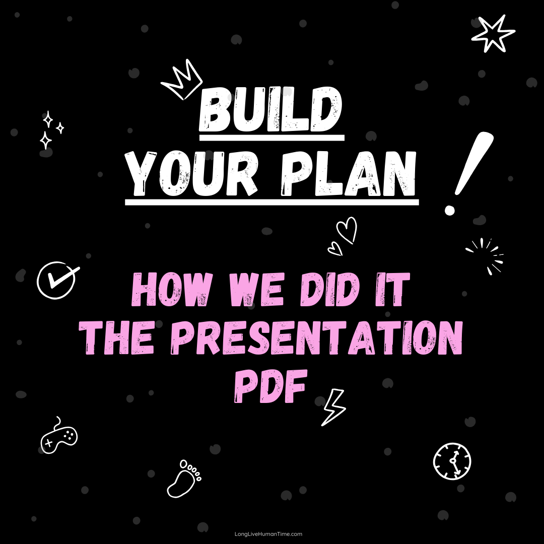 BUILD YOUR PLAN! -- The Presentation - PDF Download