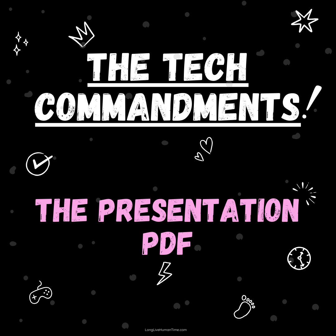 The Tech Commandments Presentation PDF - Download